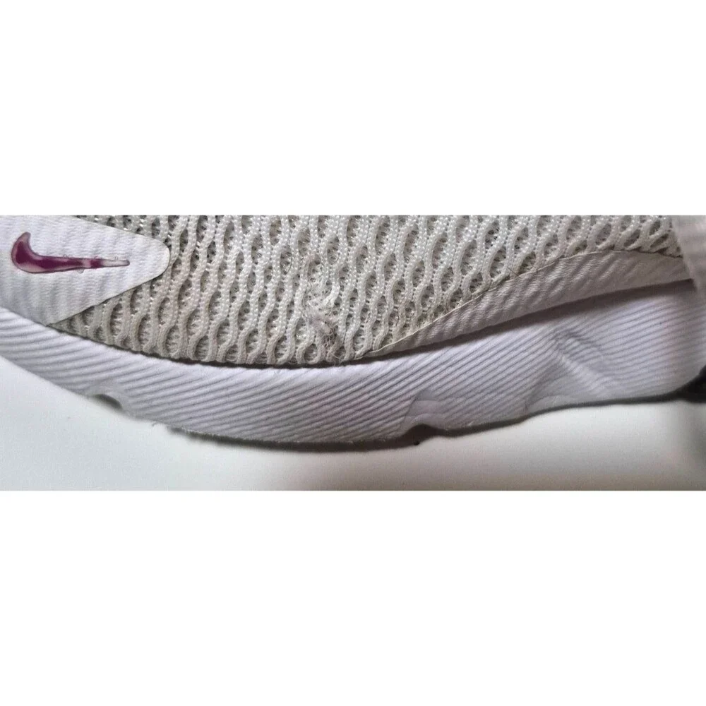 Nike Air Max 270 Kids White Navy Fuchsia Sneakers Athletic Shoes Size 2Y